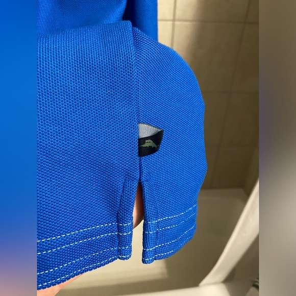 NWOT Tommy Bahama men's 3-button placket long sleeved polo shirt, size Large. - Picture 5 of 5